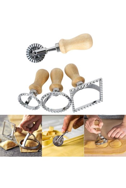 Noonedibs Mașină de tăiat manual de paste Donemore, aparat de tăiat cu role p...