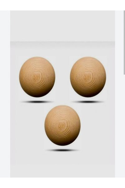 HIZIROĞLU AHŞAP Wooden Spheres, 70 mm in diameter, 10 pieces