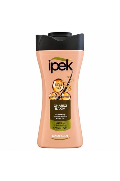İpek Onarıcı Bakım Seramid & Argan Yağı & Keratin Özlü Şampuan 480 ml