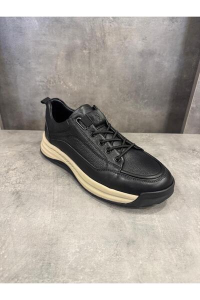 MARCOMEN LACE-FREE GENUINE LEATHER CASUAL SHOES