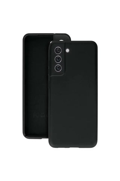 DAMUR Husă de protecție inovatoare pentru Samsung S21 FE, silicon lichid, negru
