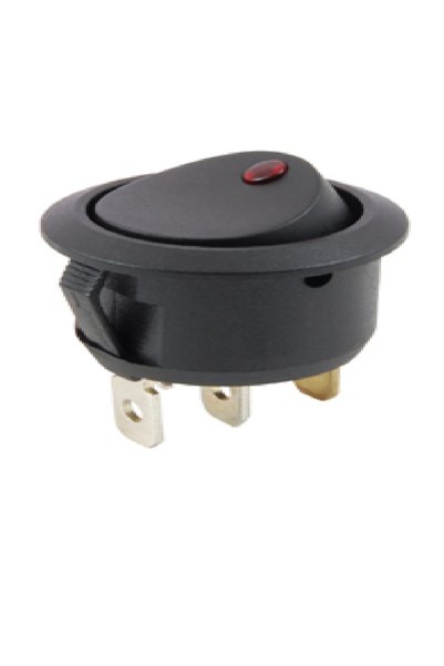 Generic Quality On Off 3 pin 2 position Rocker Switch 20A illuminated Round