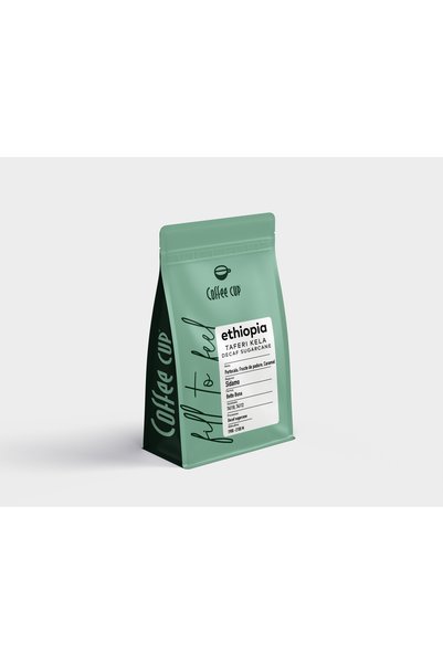Coffee Cup Etiopia Taferi Kela cafea fără cafeină din trestie de zahăr 250 gr