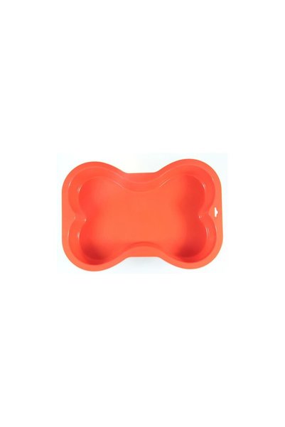 Noonedibs Set de 1 bucăți de forme de tort din silicon în formă de os pentru ...