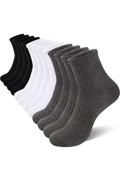 Generic Mens Ankle Socks Cotton Quarter Thin Ankle High Mini Crew Socks for M...