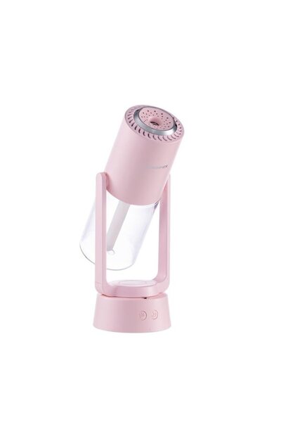DAMUR Portable ultrasonic humidifier and air purifier, 200ml tank, with negat...