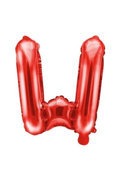 DAMUR Foil Metallic Balloon Letter W, Innovation, 40 cm, Inflate with Helium ...