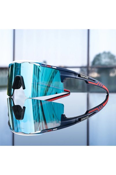 KAPVOE 1lens 08 Photochromic Cycling Glasses MTB Riding Skating Sunglasses UV...