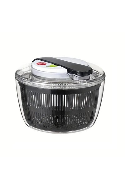 DAMUR Manual Salad and Greens Dryer, Innovation, Plastic, 16x15x21 cm, 3L Cap...