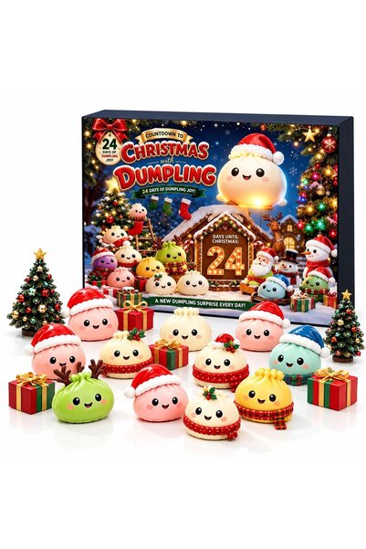 Generic Brand Calendar de Advent Squishy 2026, 24 figurine de Crăciun Squishy...