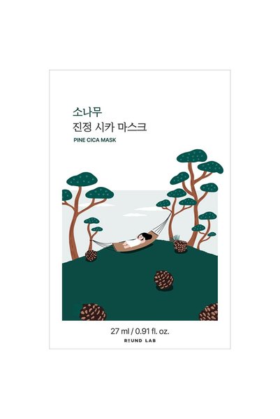 Round Lab Pine Calming Cica Mask Sheet Masca de fata 27 ml