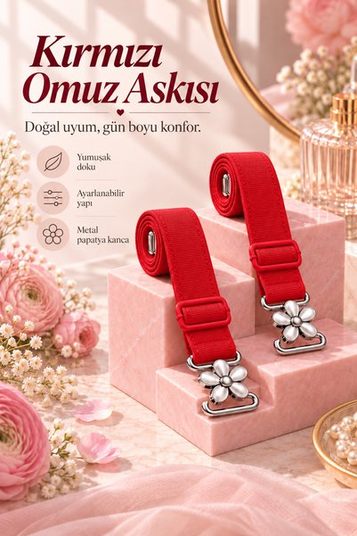 KUIN Papatya Design Shoulder Bra Straps 1 Pair (2 Pieces)