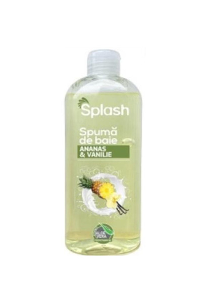 SPLASH Spuma de Baie cu Parfum de Ananas si Vanilie - Splash, 500 ml