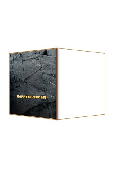 OEM Felicitare Aniversare Piatra Crapata, Design Unic, 13.3x19.4 cm
