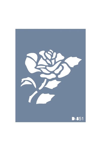 Cadence Boya D851، قالب تصميم على شكل وردة، سلسلة D، مقاس 15 × 20 سم.