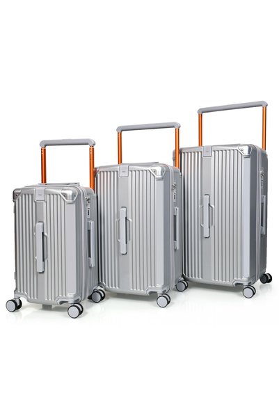 Generic 3 Piece Hard Shell Travel Luggage Set with Double Wheels, Cup Holder ...