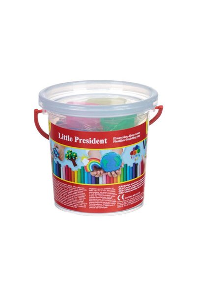 Jumbo Galeata cu Plastilina 6 Culori Diferite & Forme - 9 piese