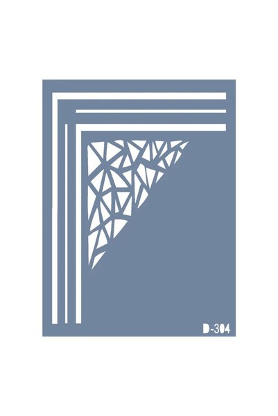 Cadence Boya D304، قالب زخرفي للزوايا، سلسلة D، مقاس 15 × 20 سم.