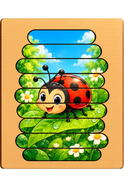 Gabcom Puzzle pentru copii cu Gargarita – 9 piese , 29x21cm , Puzzle Educativ...