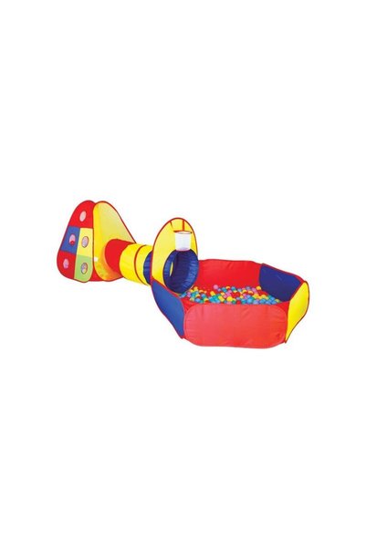 Jumbo Cort pentru Copii cu Tunel si Spatiu de Joaca