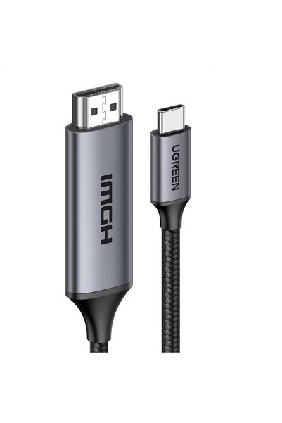 Generic كابل USB-C إلى HDMI بدقة 8K، متوافق مع iPhone وMacBook، طول 1 متر.