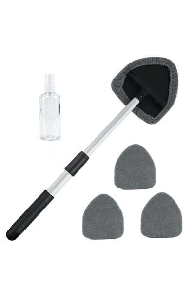 Generic Brand Perie pentru curățarea parbrizului, 4 lavete din microfibră reu...
