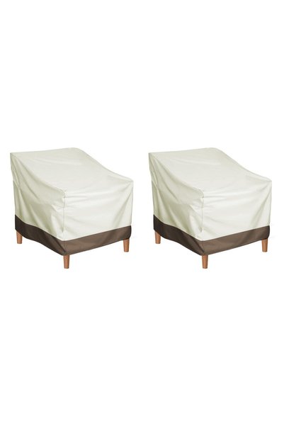 Generic Brand Waterproof protective cover for garden chairs, 210D, 2 pieces o...