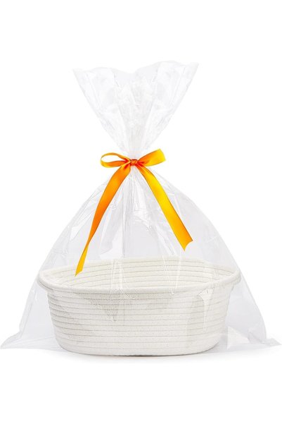 Generic Xspring Small Woven Basket, Baskets for Gifts Empty with Gift Bags an...