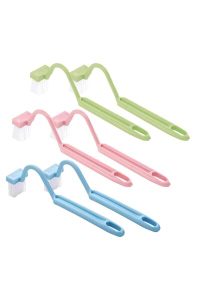 Generic Brand Set de 6 perii de toaletă curbate - Design ergonomic pentru cur...