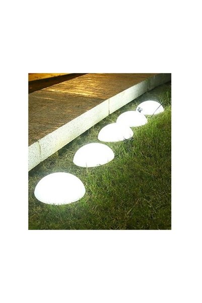 DAMUR Decorațiune de grădină, lămpi solare în formă de ciupercă, 5 ciuperci, ...