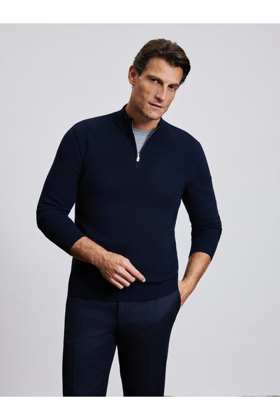 Cacharel Navy Blue Regular-Fit Sweater 50331606-VR033