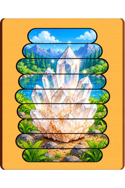 Gabcom Puzzle pentru copii cu Quartz – 9 piese , 29x21cm , Puzzle Educativ cu...