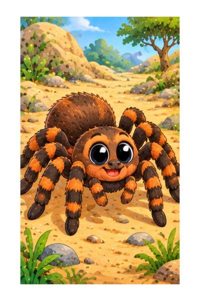 Gabcom Puzzle pentru copii cu Tarantula – 24 piese , 29x21cm , Puzzle Educati...