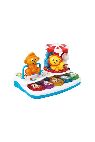 Jumbo Pian Interactiv cu Carusel & Sunete