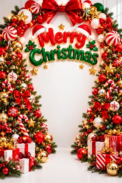PROMISEBACKDROP2 Christmas Themed, Welcome New Year, Merry Christmas, Photo S...