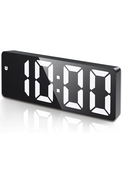 Generic Digital Clock, Alarm Clocks with 6.5' Large Display, Touch Snooze, LE...