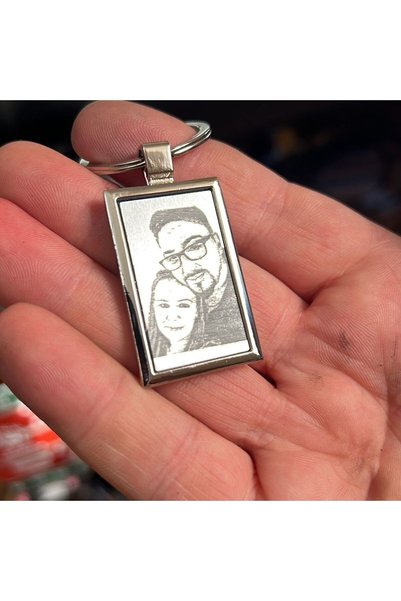 robert the artist Breloc metalic personalizat cu fotografie și/sau text