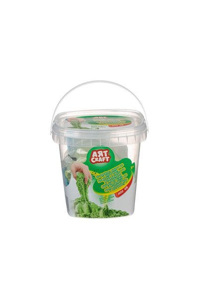 Jumbo Nisip Creativ in Galeata Verde & Lopatica 400g