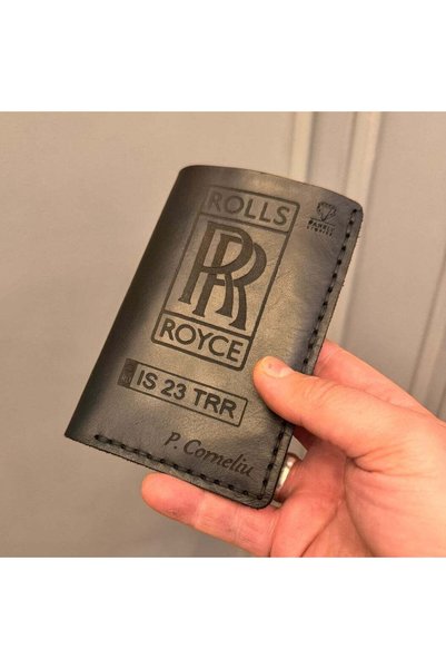 robert the artist Portofel mic personalizat pentru pașaport, înmatriculare au...