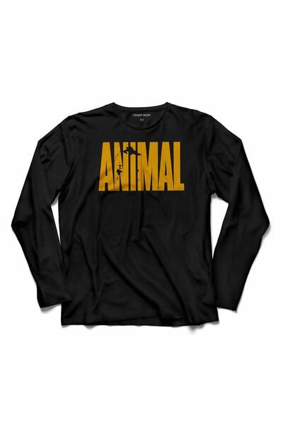Kendim Seçtim Μακρυμάνικο μπλουζάκι Animal Fitness Gym Tank Top Αθλητικό Μονό