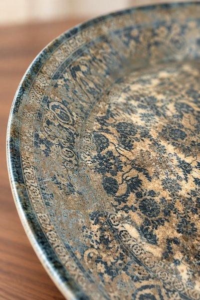 Heda Porselen Cashmere 31 cm Boat-Shaped, Serving and Presentation Plate