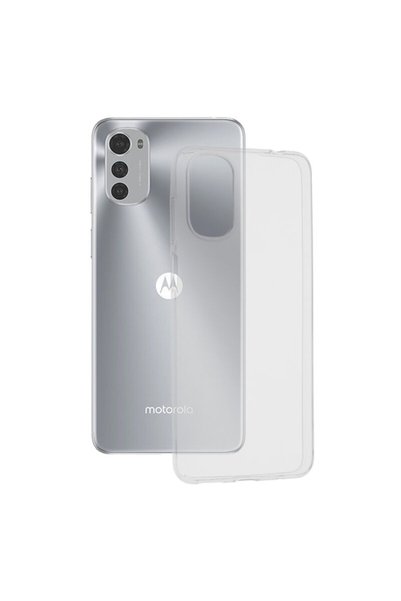 DAMUR Husă subțire transparentă pentru Motorola Moto E32 / E32s, margini ridi...