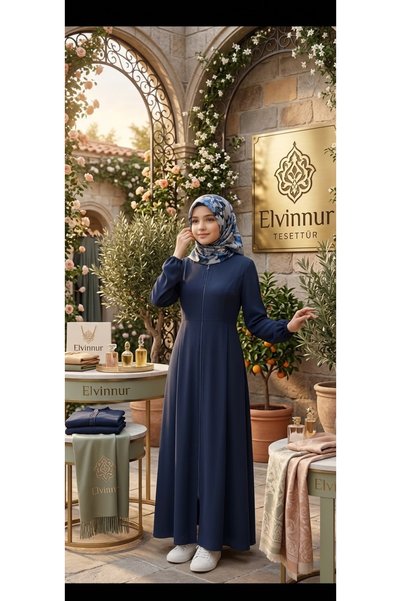 ELVİN NUR ÇARŞAF pleated children's ferace