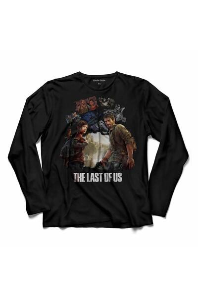 Kendim Seçtim Tricou negru cu mâneci lungi PlayStation Joel Elite The Last of...
