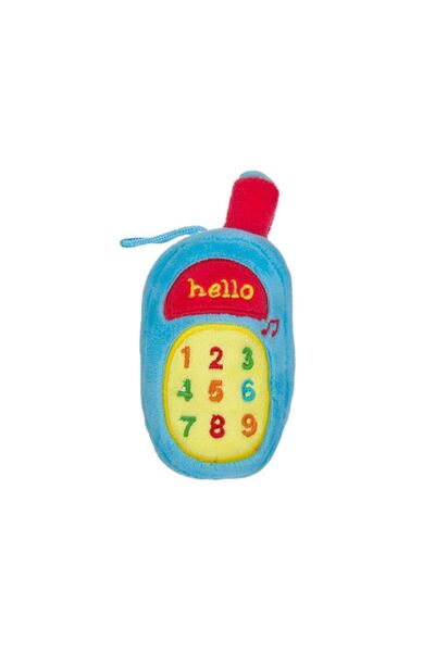 Jumbo Zornaitoare de Plus Telefon Mobil Bleu cu Sunet 16cm