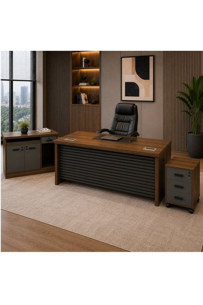 MiLi Executive office set with a luxurious modern design 160cm