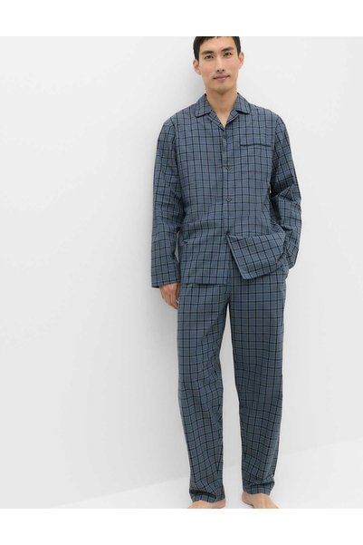 Marks & Spencer Set de pijamale din bumbac pur cu carouri
