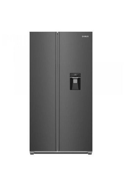 Samus Frigider SSBX-559NFDE, 439L, Full No Frost, Clasa E, Dozator apa, Afisa...