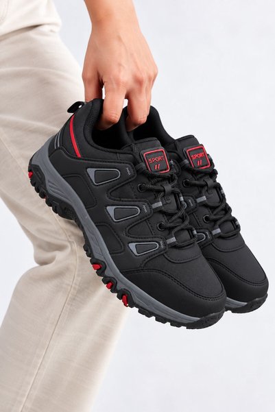 AlbiShoes Ghete scurte unisex de trekking pentru exterior, de iarnă, cu talpă...