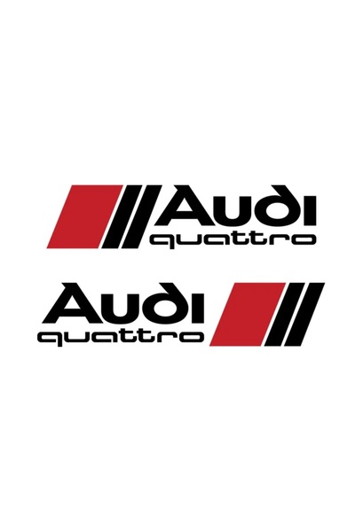 OEM Set 2 Autocolante Audi Quattro